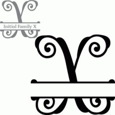 split initial letter x