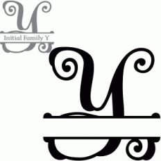 split initial letter y