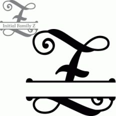 split initial letter z