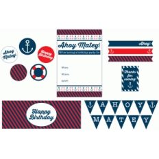 ahoy! birthday party kit