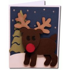 a2 reindeer card