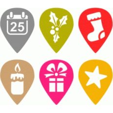 christmas geo tags