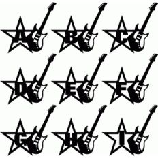 guitar alphabet a-i