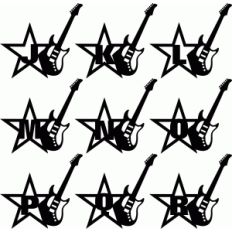 guitar alphabet j-r