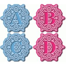 ornate monogram abcd