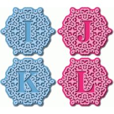 ornate monogram ijkl