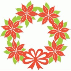 poinsettia wreath