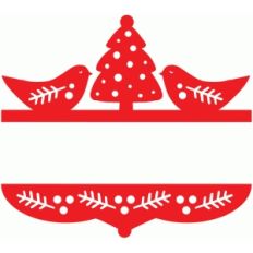 pine berry bird split design