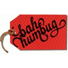 bah humbug gift tag