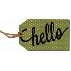 hello gift tag