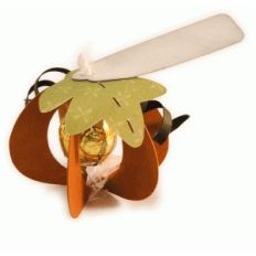 pumpkin truffle center table favor