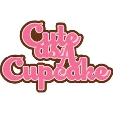 cute as a cupcake phrase