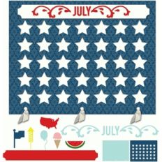my life calendar page—july