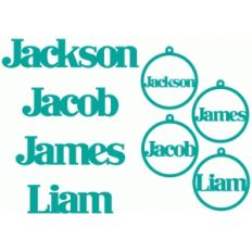 boy name gift tags