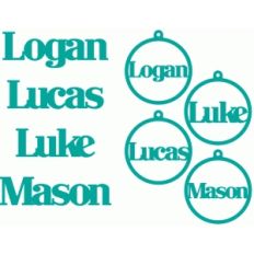 boy name gift tags