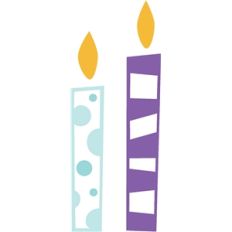 hero arts two candles