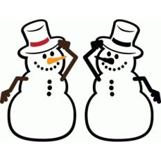 dapper snowman