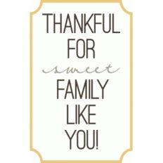 thankful for sweet family