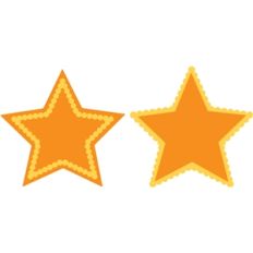 scallop stars-set of 2