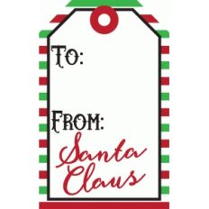 north pole tag