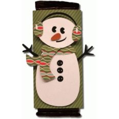 snowman candy bar wrapper