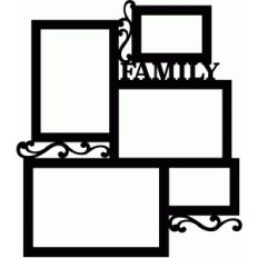 family collage frame