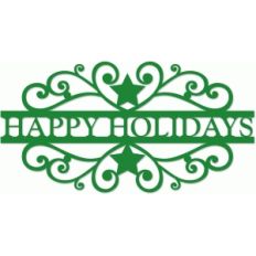 happy holidays title