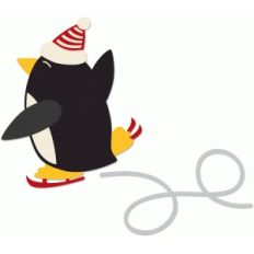 ice skating penguin
