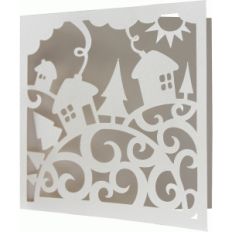 5x5 christmas card