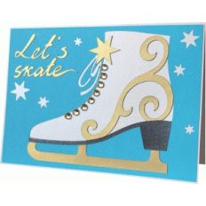 5x7 let's skate card