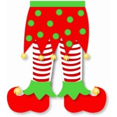 christmas polka dot elf