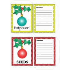 christmas seed/potpourri packets