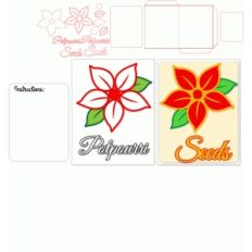 poinsettia seed packet