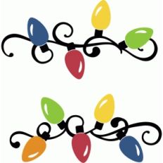 christmas lights small borders