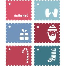 set of christmas gift tags