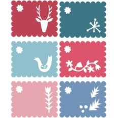 set of woodland gift tags