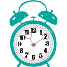 old-fashioned alarm clock