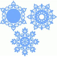 snowflakes set