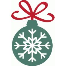 ornament – die cut snowflake