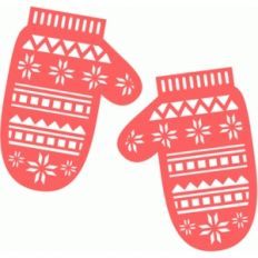 knitted mittens