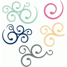 flourish swirl set