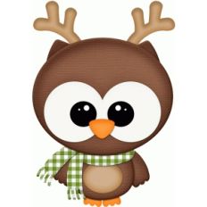 owl w reindeer antlers pnc