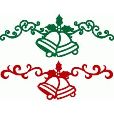 christmas bells damask