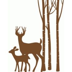 deer son trees
