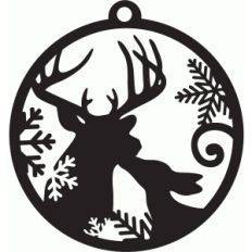 kissing deer tag
