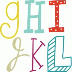 quirky letter set 2