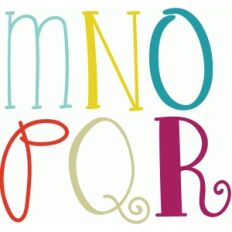 quirky letter set 3
