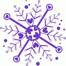 heart snowflake