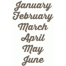 months of the year