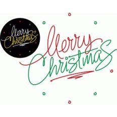 merry christmas contemporary sketch